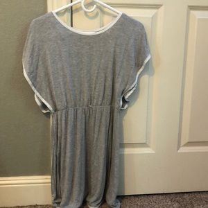 Gray casual dress